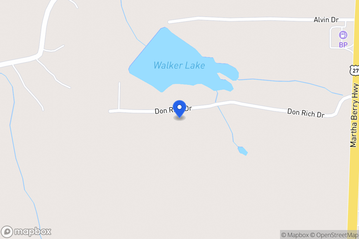 Map of 210 Don Rich Dr