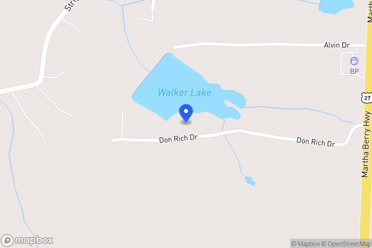 Map of 215 Don Rich Dr