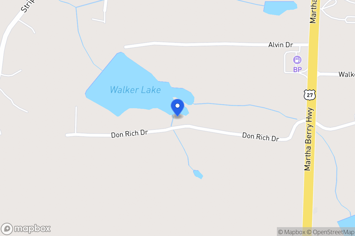 Map of 175 Don Rich Dr