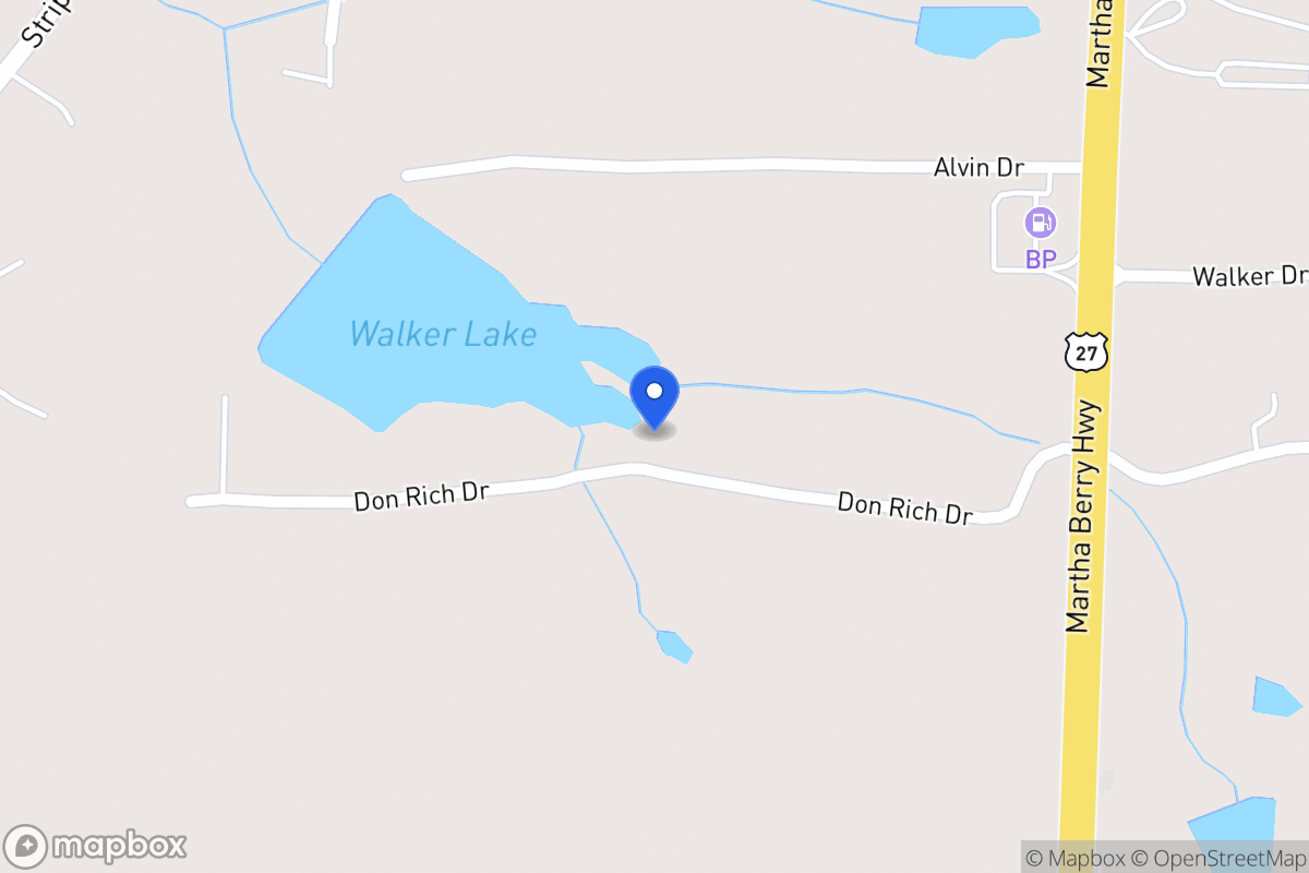 Map of 319 Don Rich Dr