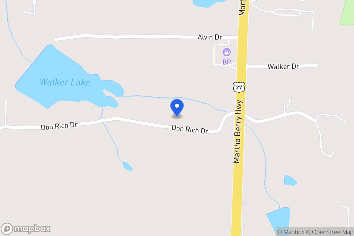 Map of 95 Don Rich Dr