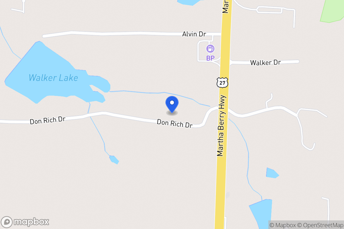 Map of 85 Don Rich Dr