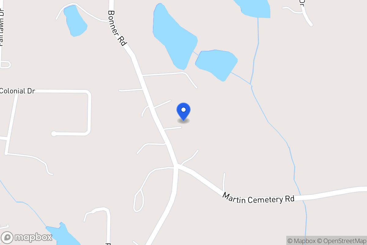 Map of 442 Bonner Rd