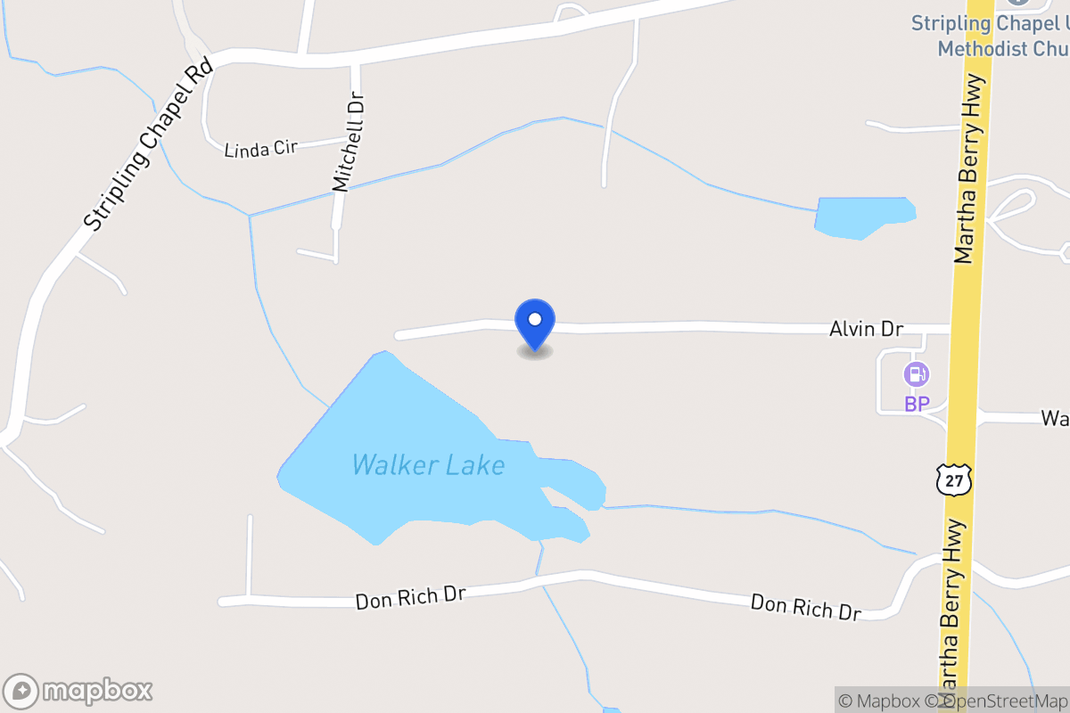 Map of 150 Alvin Dr