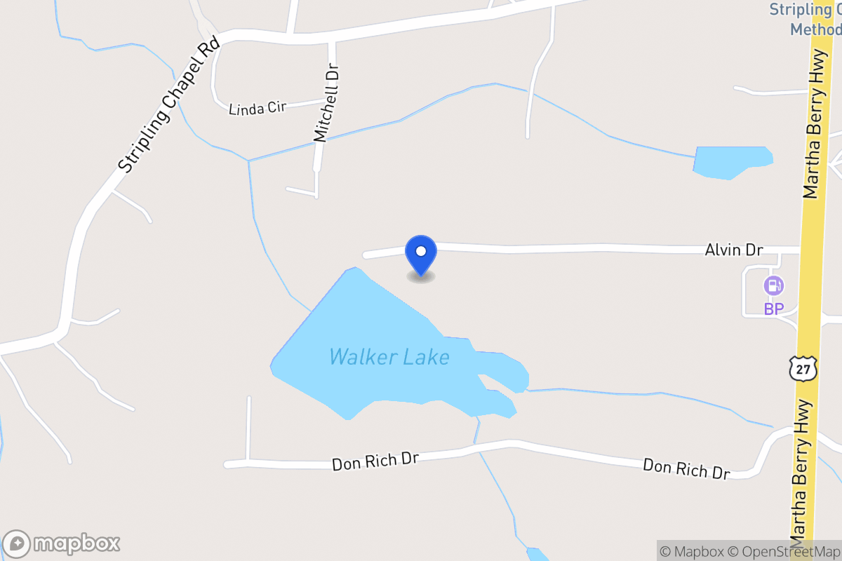 Map of 180 Alvin Dr