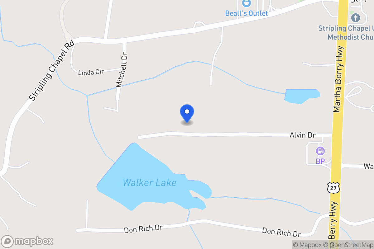 Map of 165 Alvin Dr