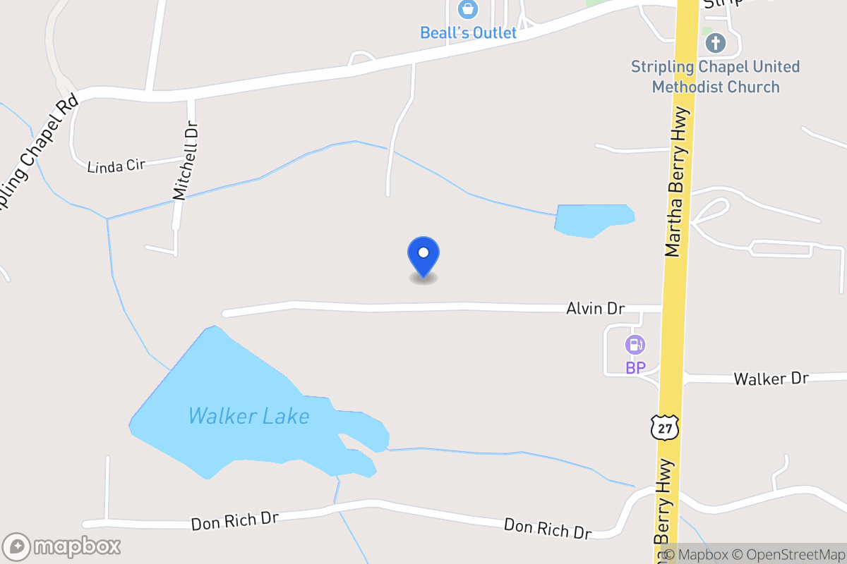 Map of 115 Alvin Dr