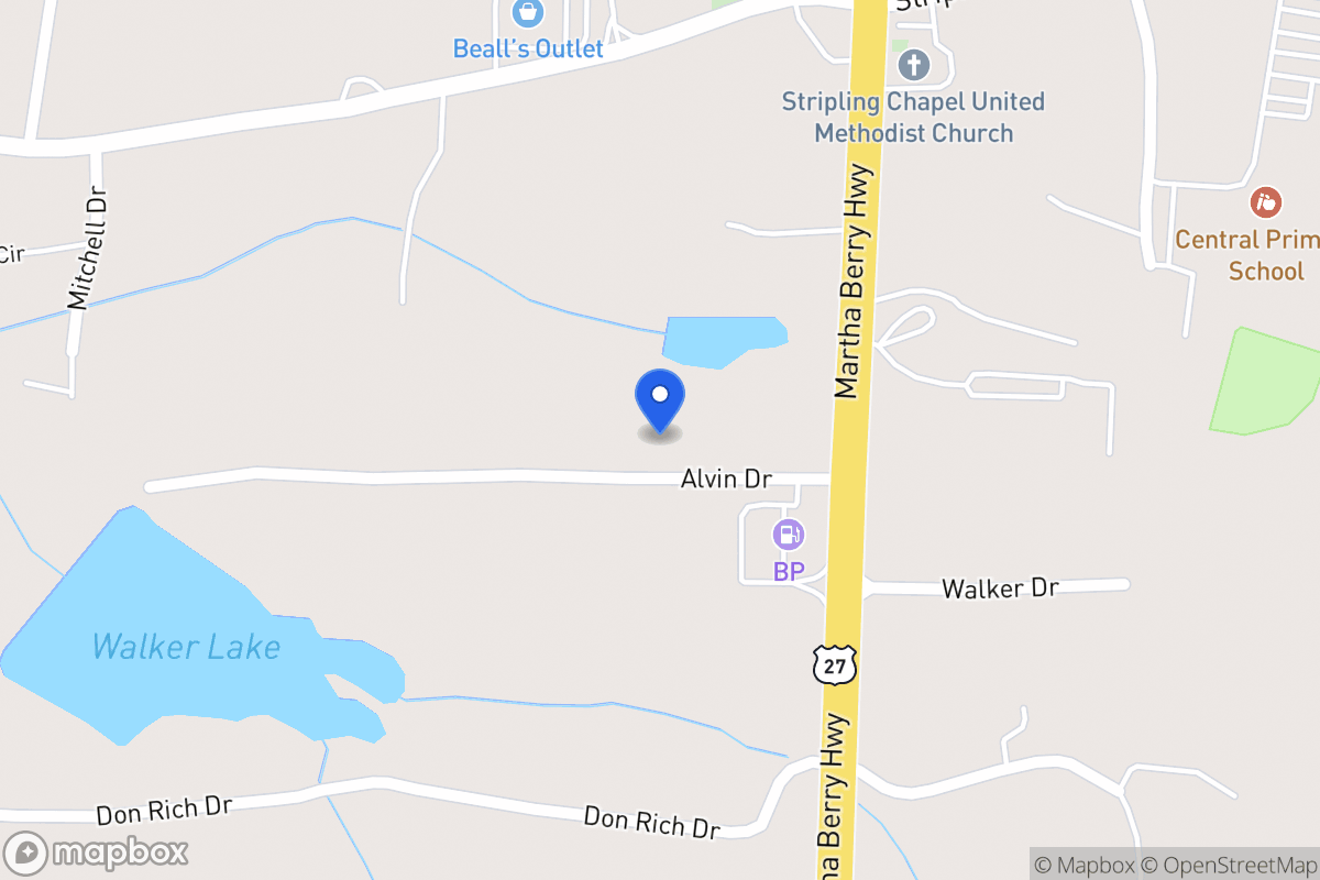 Map of 55 Alvin Dr