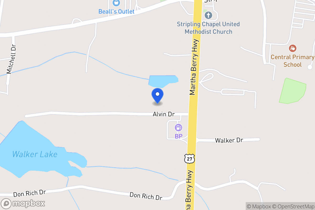 Map of 45 Alvin Dr