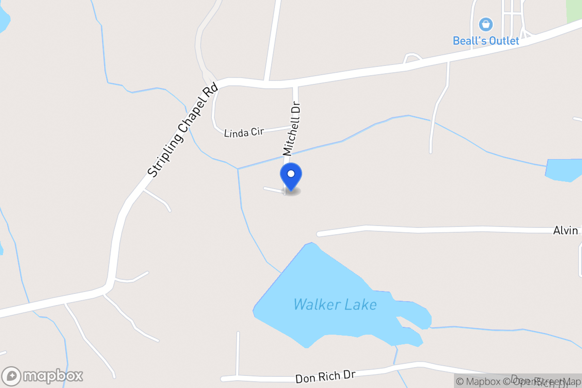 Map of 72 Mitchell Dr