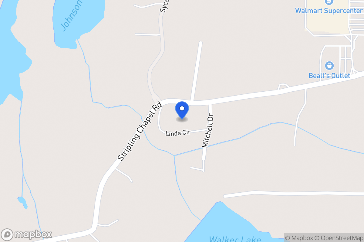 Map of 285 Stripling Chapel Rd