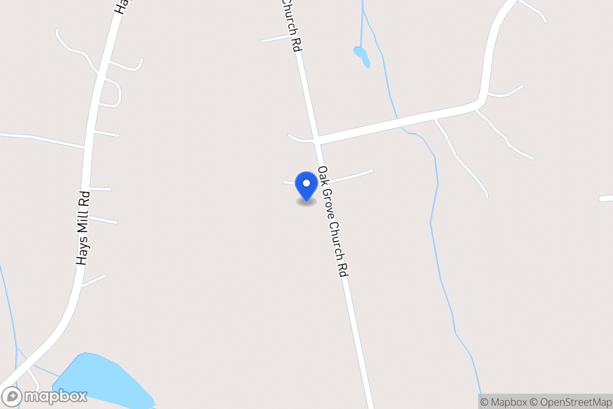 Map of 3168 Oak Grove Church Rd