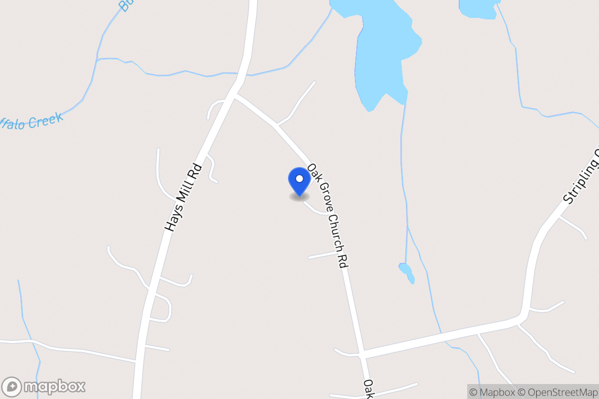 Map of 3312 Oak Grove Church Rd