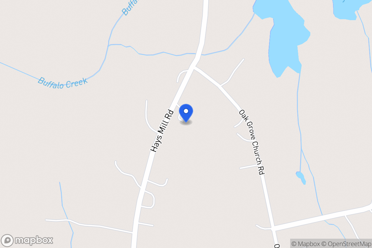 Map of 1522 Hays Mill Rd