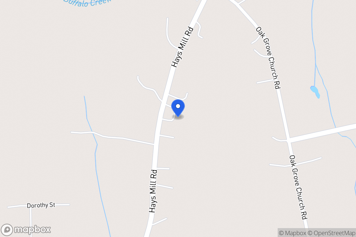 Map of 1620 Hays Mill Rd