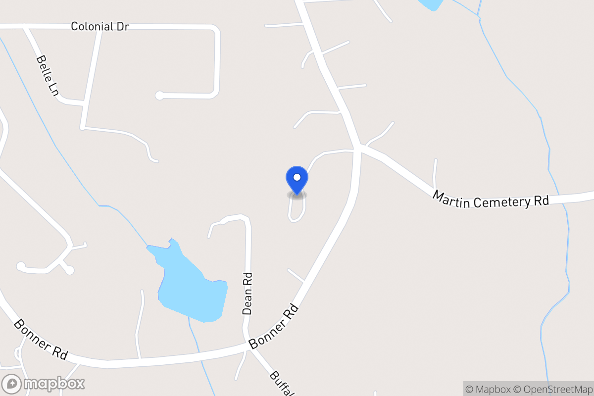 Map of 505 Bonner Rd