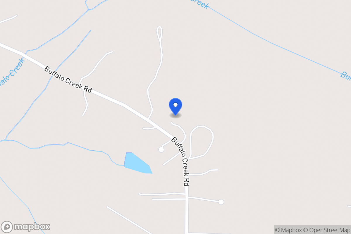 Map of 398 Buffalo Creek Rd