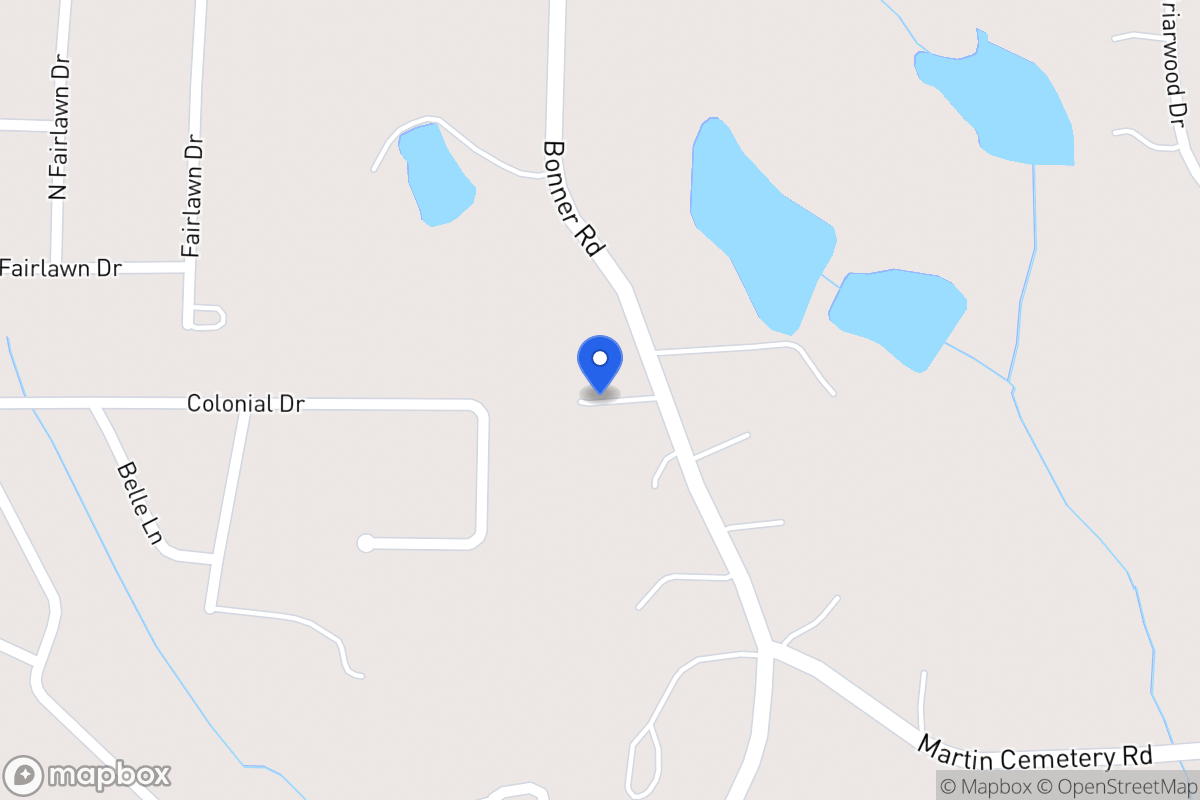 Map of 425 Bonner Rd