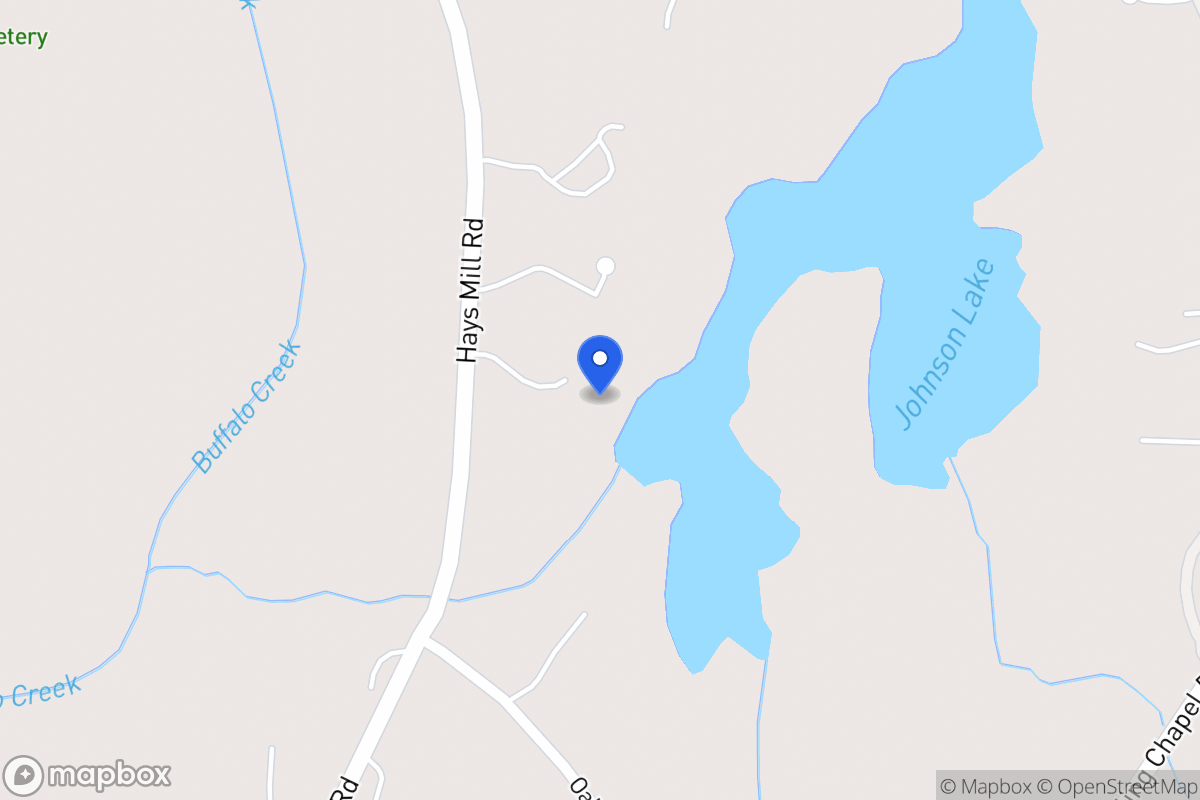 Map of 1358 Hays Mill Rd