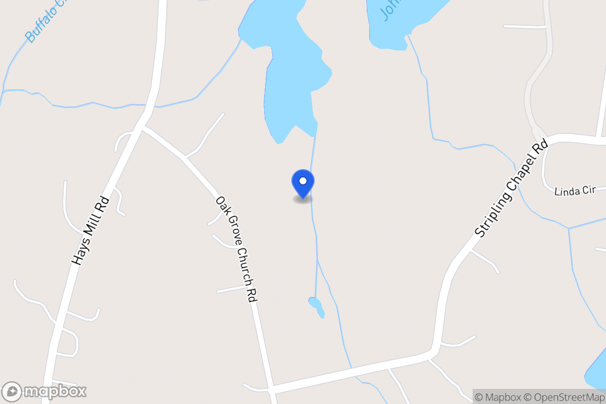 Map of 3347 Oak Grove Church Rd