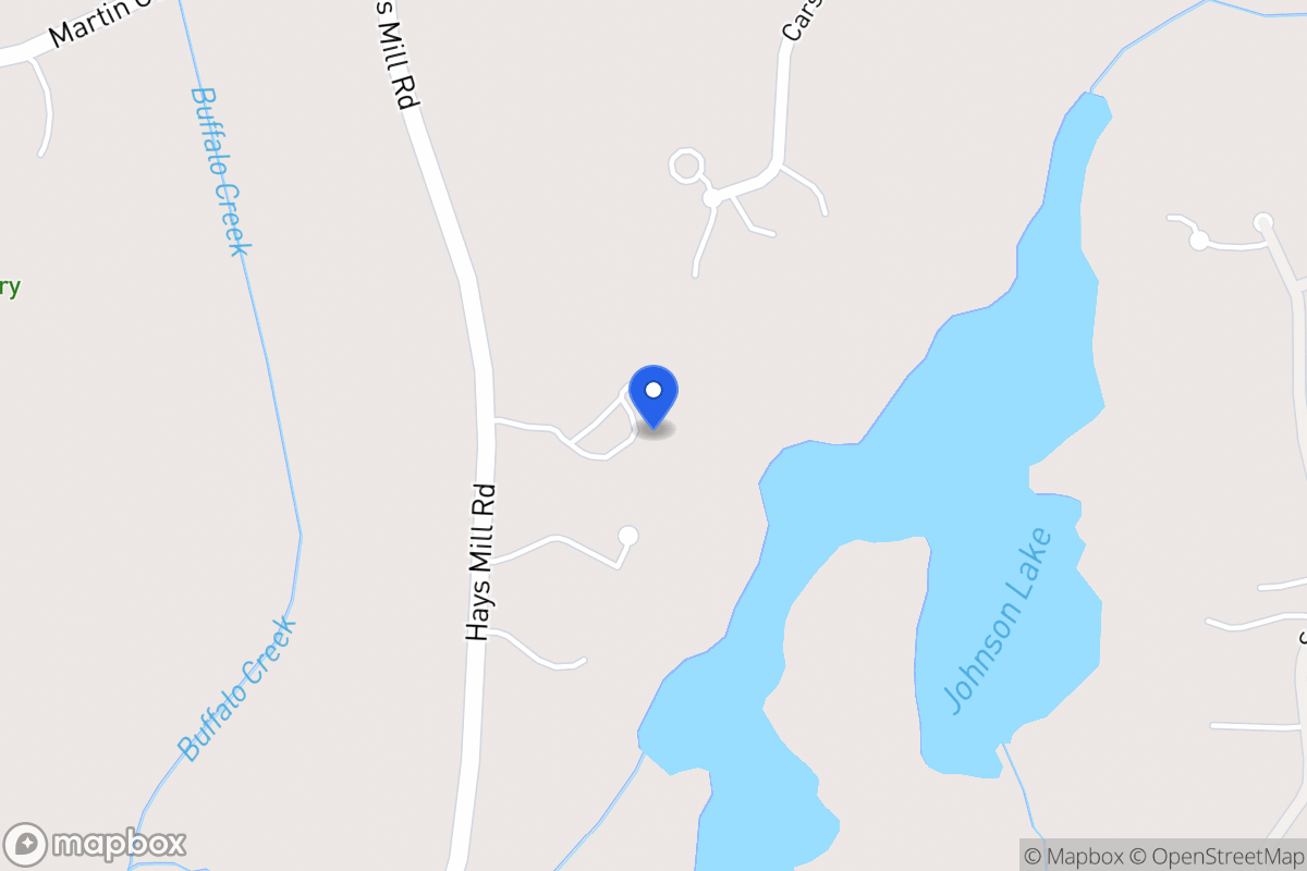 Map of 1300 Hays Mill Rd