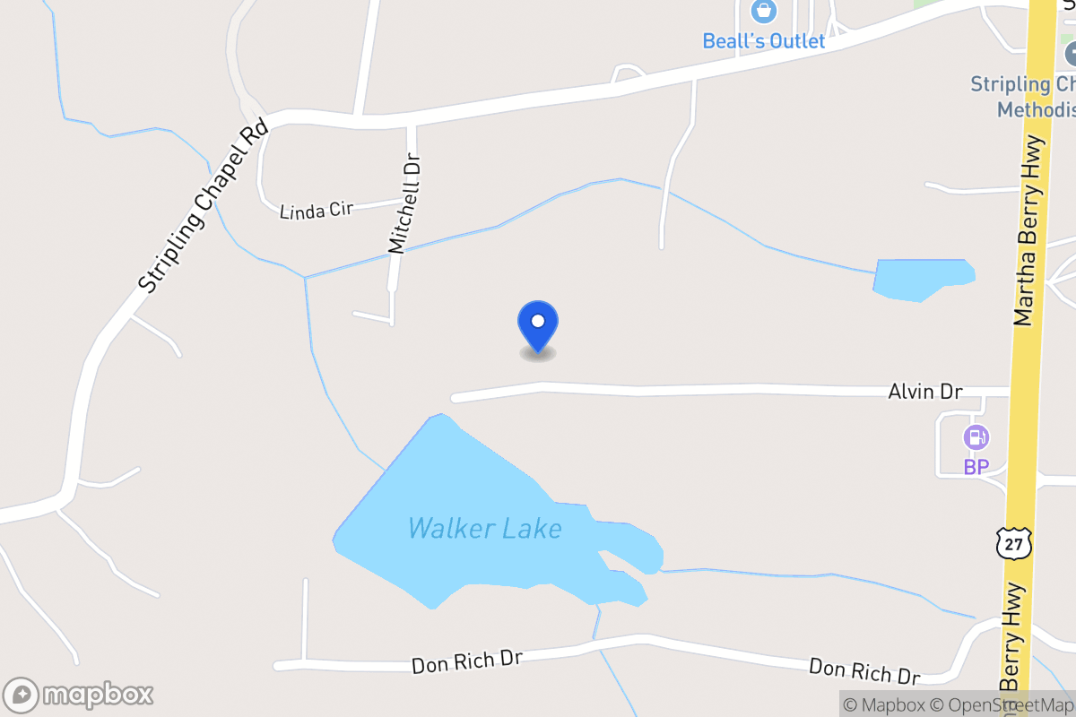 Map of 171 Alvin Dr