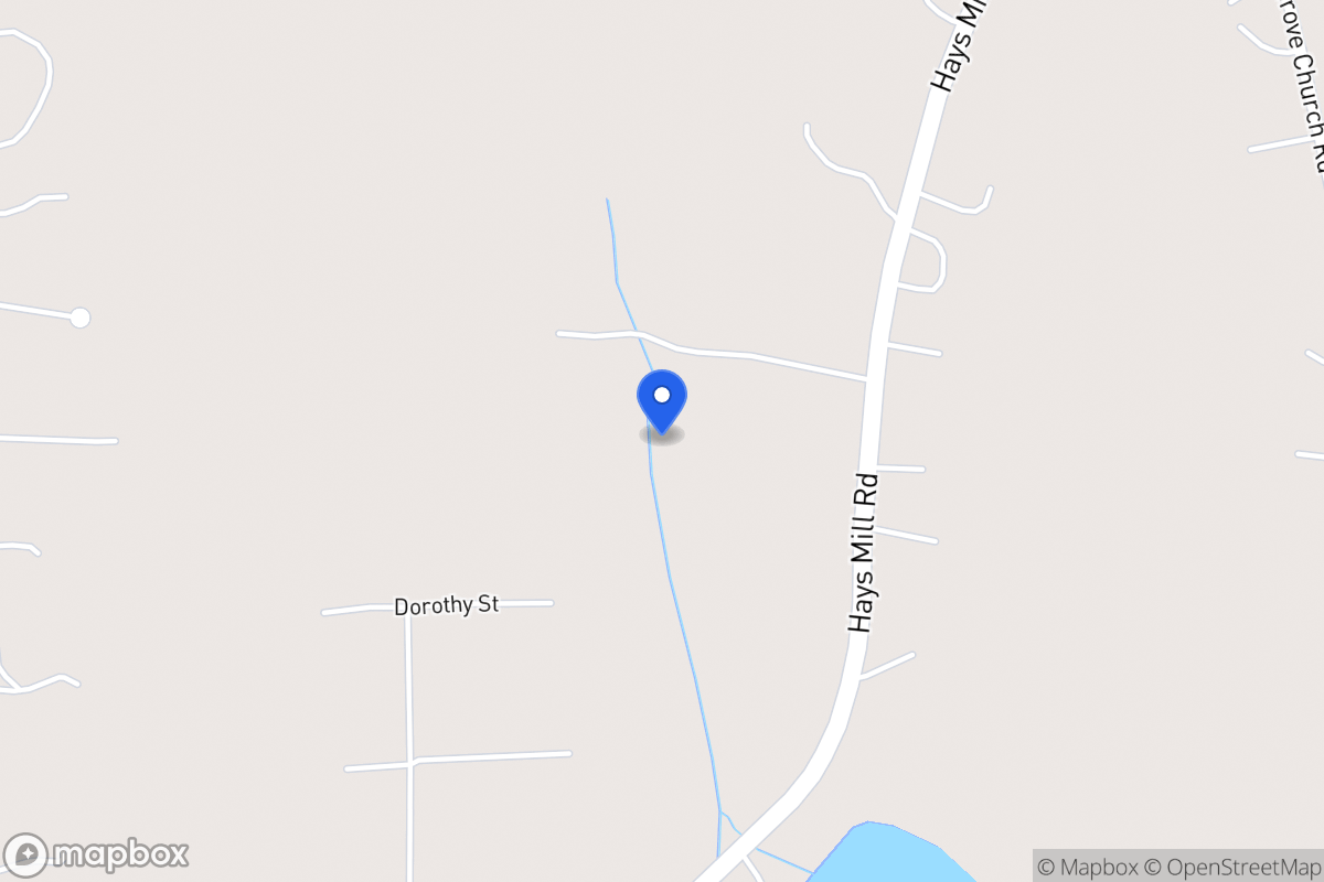 Map of 1691 Hays Mill Rd