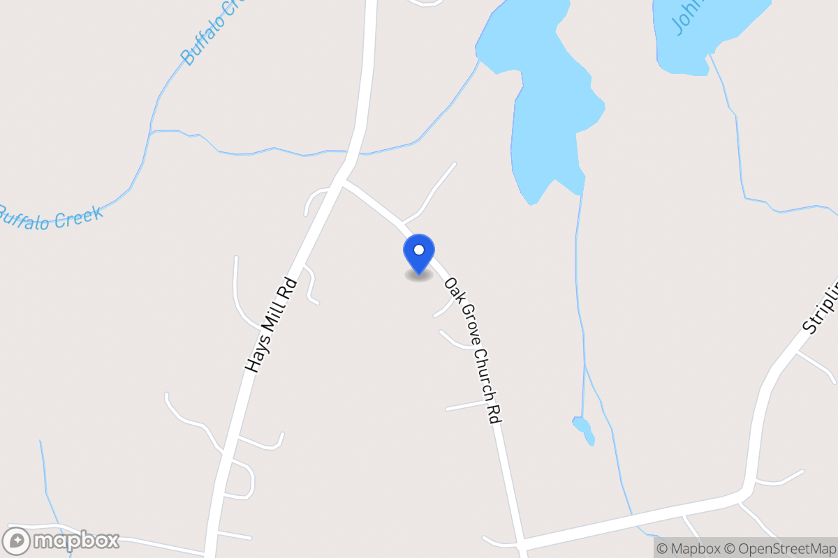 Map of 3314 Oak Grove Church Rd