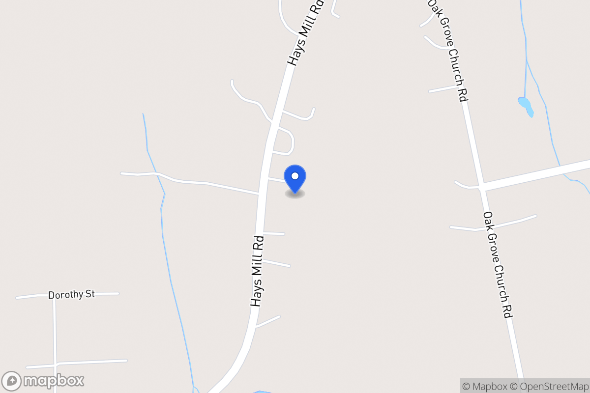 Map of 1640 Hays Mill Rd