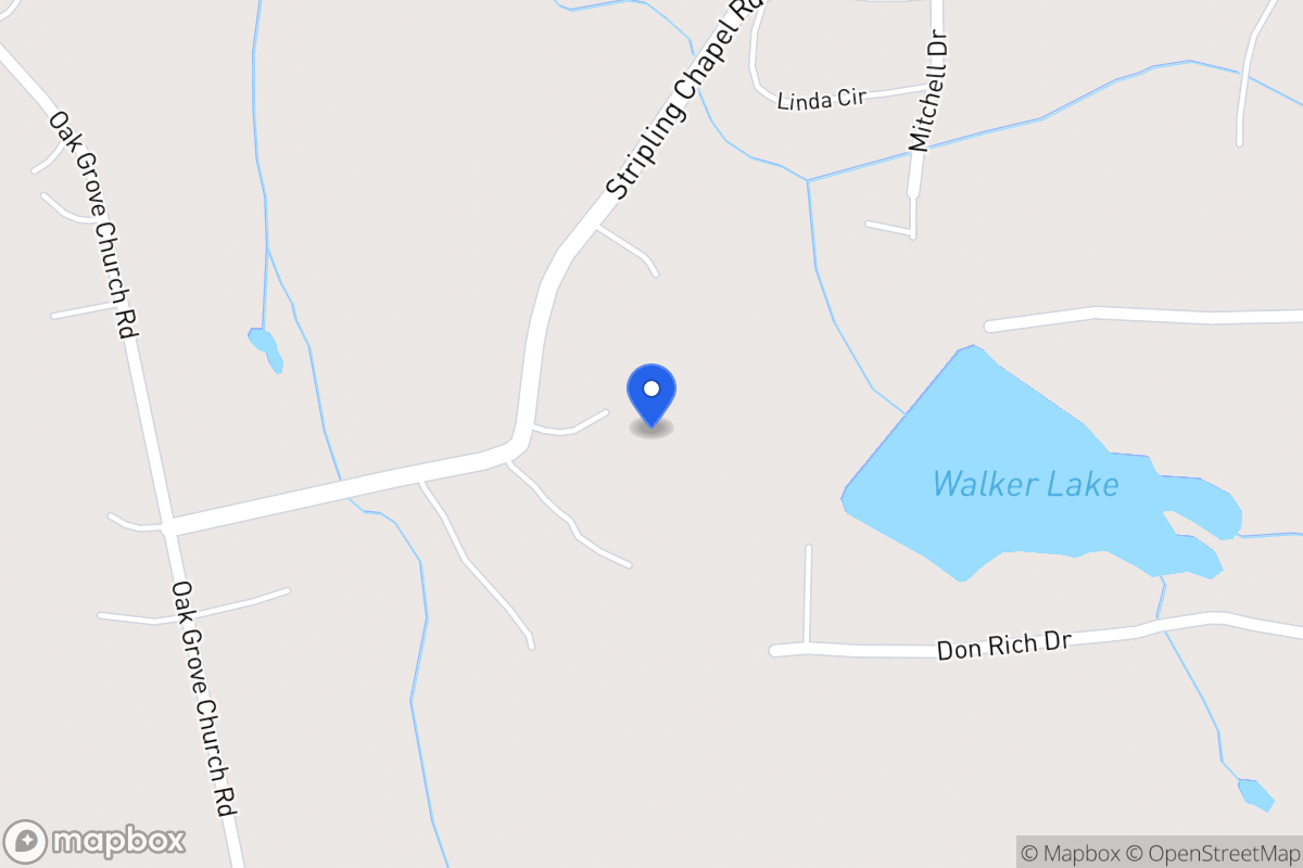 Map of 155 Stripling Chapel Rd