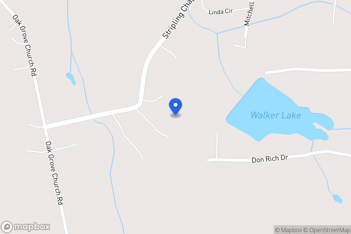 Map of 145 Stripling Chapel Rd