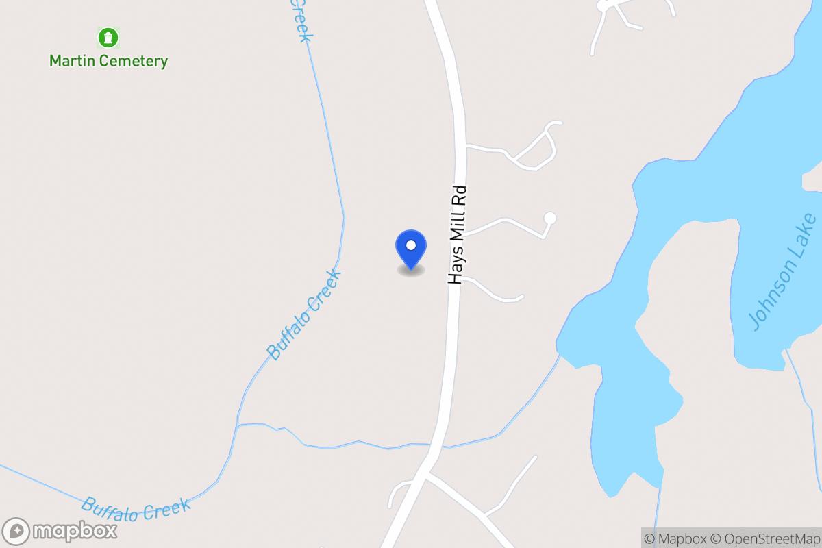 Map of 1351 Hays Mill Rd