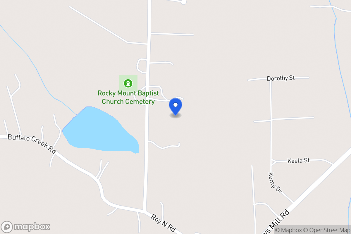 Map of 616 Buffalo Creek Rd