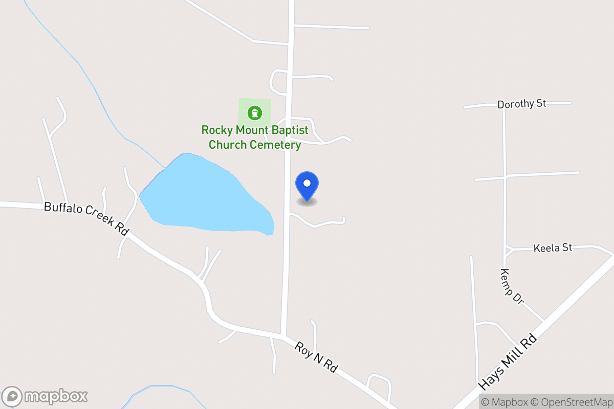 Map of 628 Buffalo Creek Rd