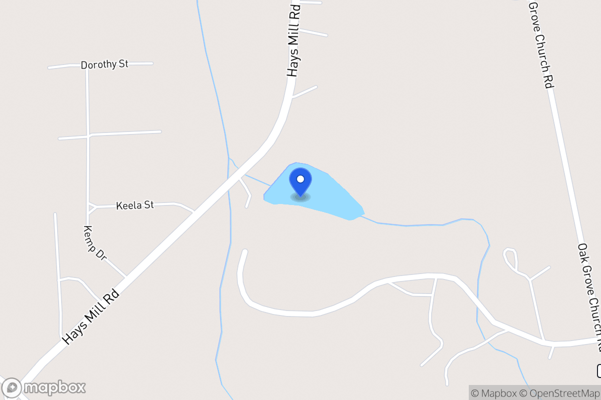 Map of 1810 Hays Mill Rd