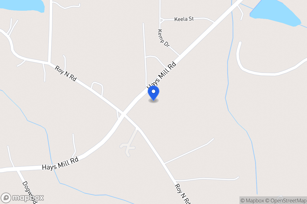 Map of 1972 Hays Mill Rd
