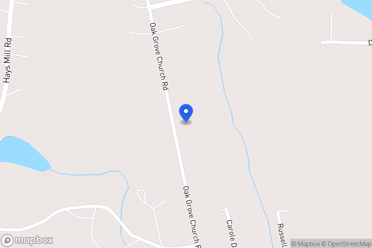 Map of 3070 Oak Grove Church Rd