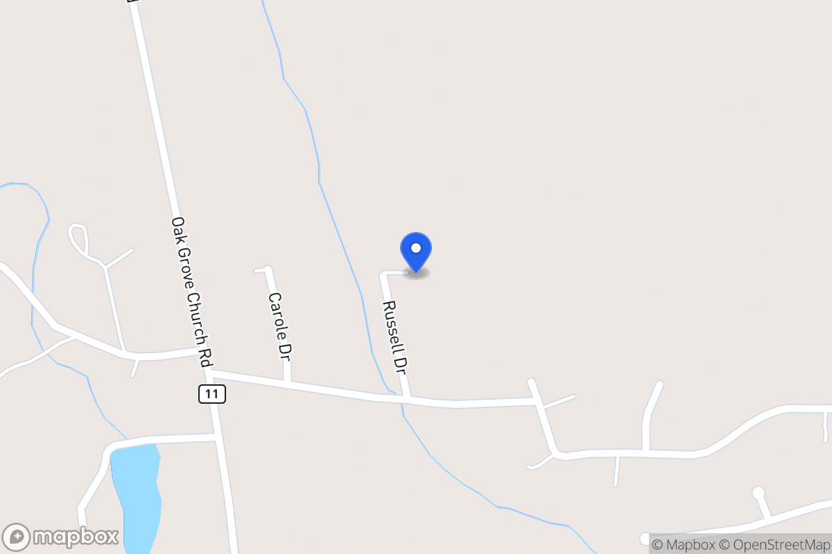 Map of 55 Russell Dr