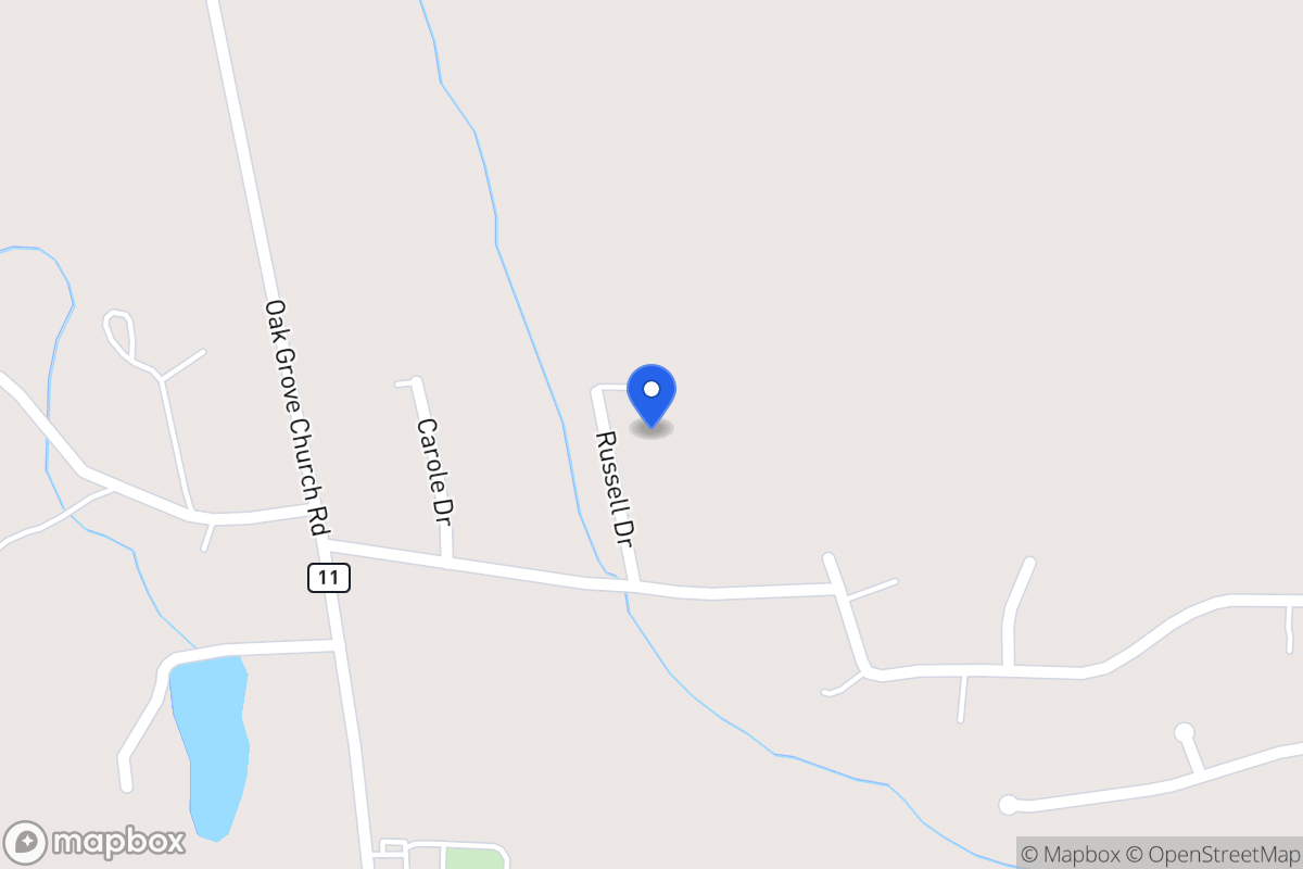 Map of 45 Russell Dr