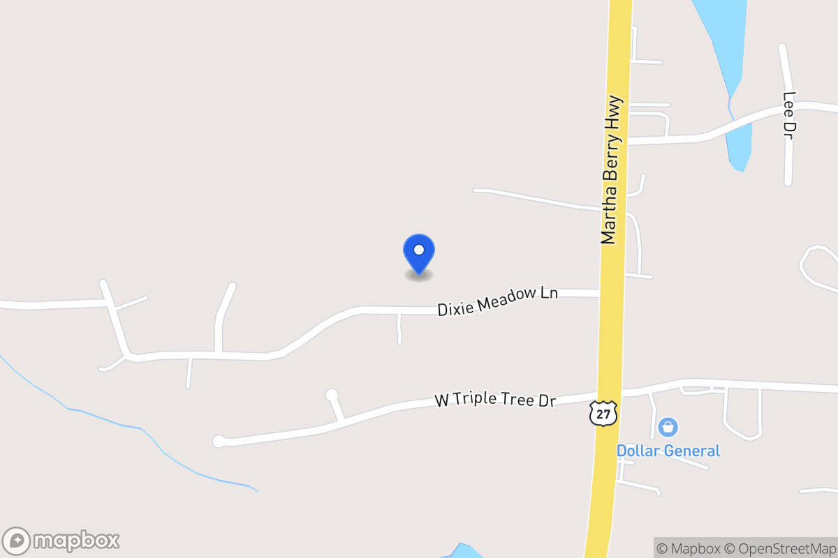 Map of 85 Dixie Meadows Ln