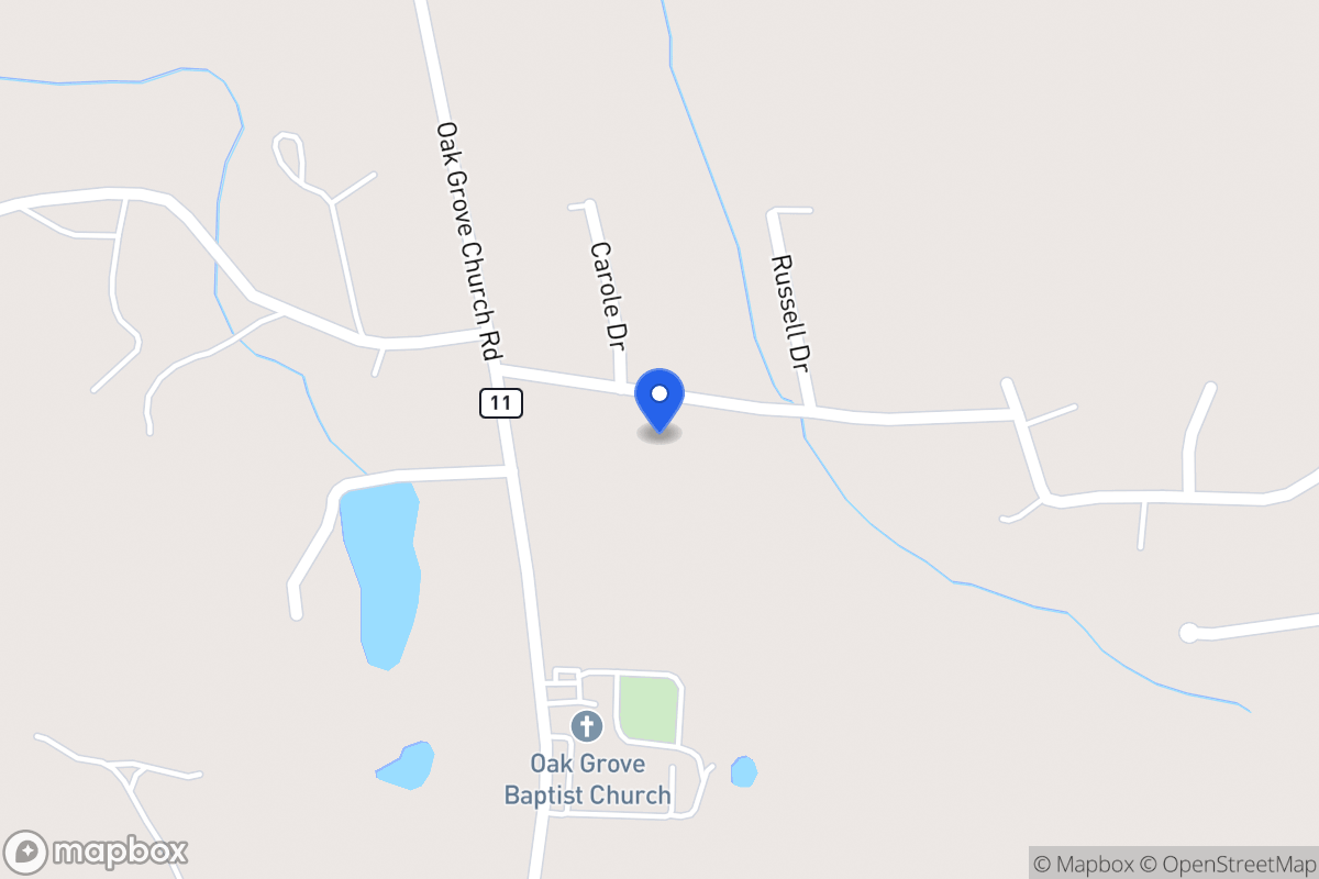 Map of 105 Tony Dr