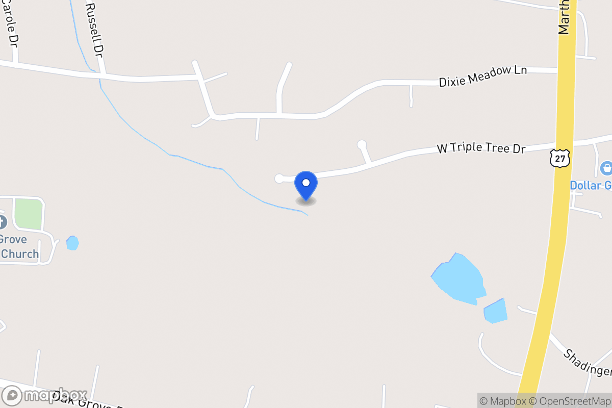 Map of 2387 S 27 Hwy