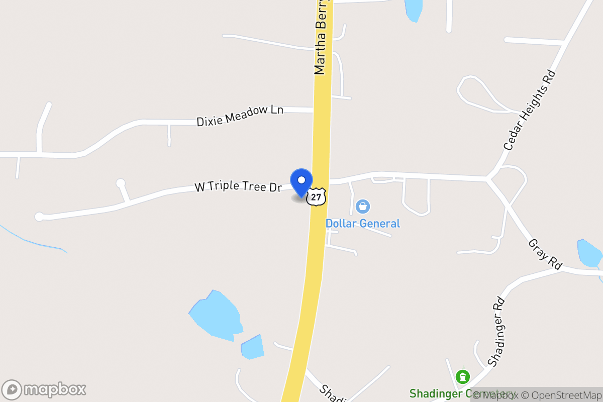Map of 15 W Triple Tree Dr