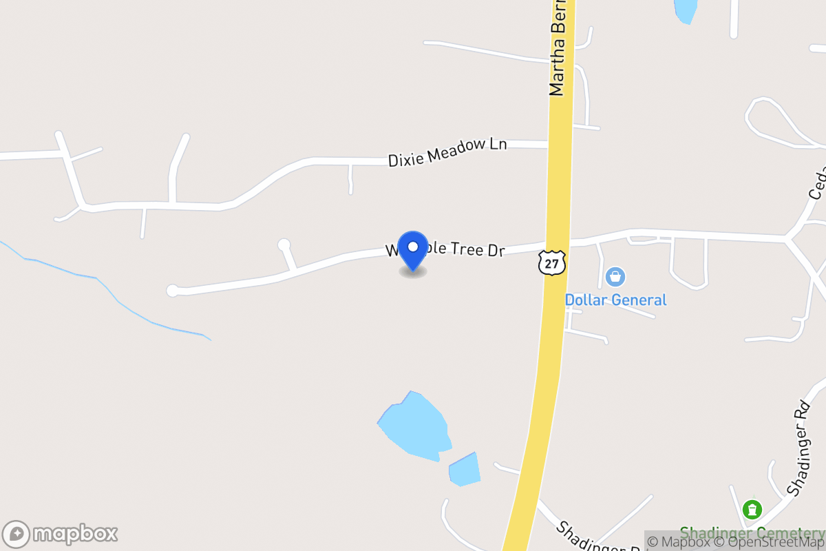 Map of 65 W Triple Tree Dr
