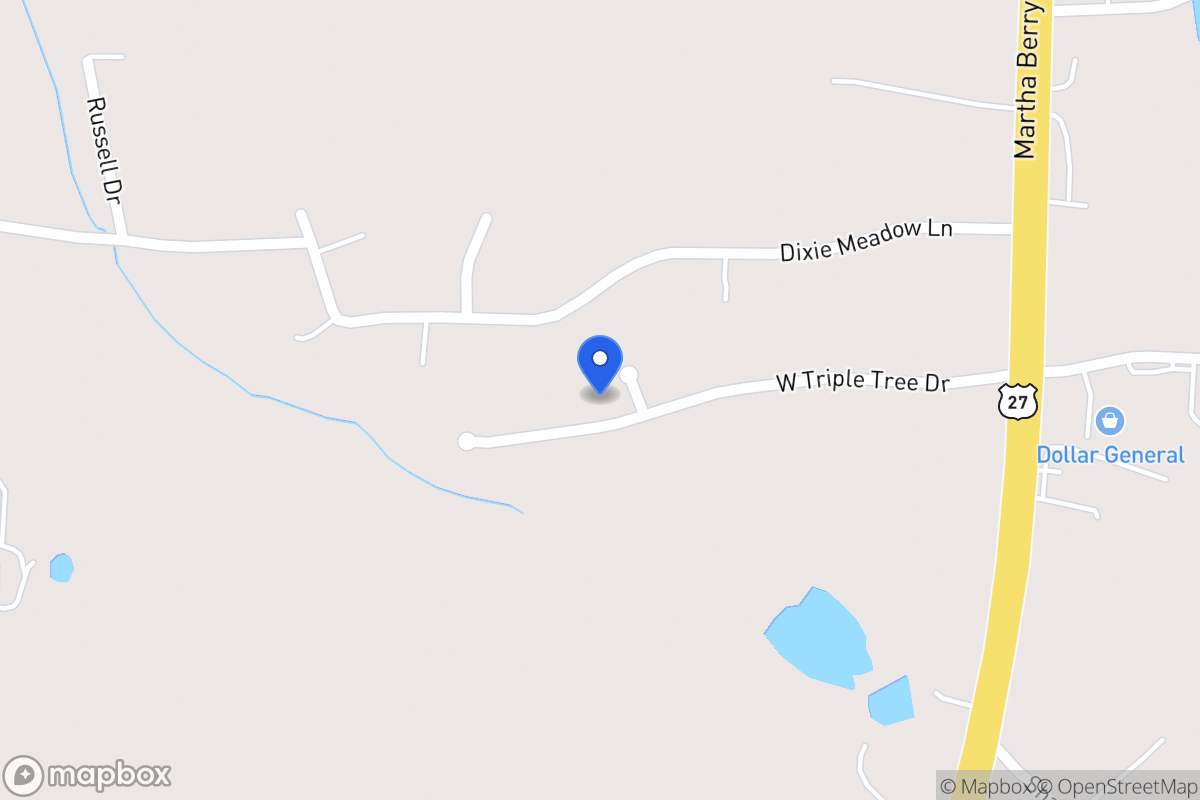 Map of 130 W Triple Tree Dr