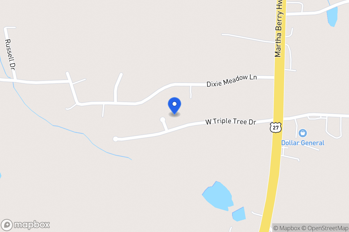 Map of 110 W Triple Tree Dr