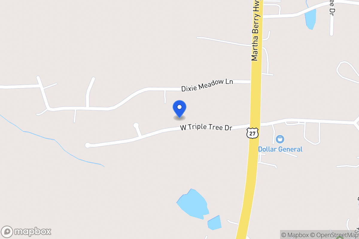 Map of 80 W Triple Tree Dr