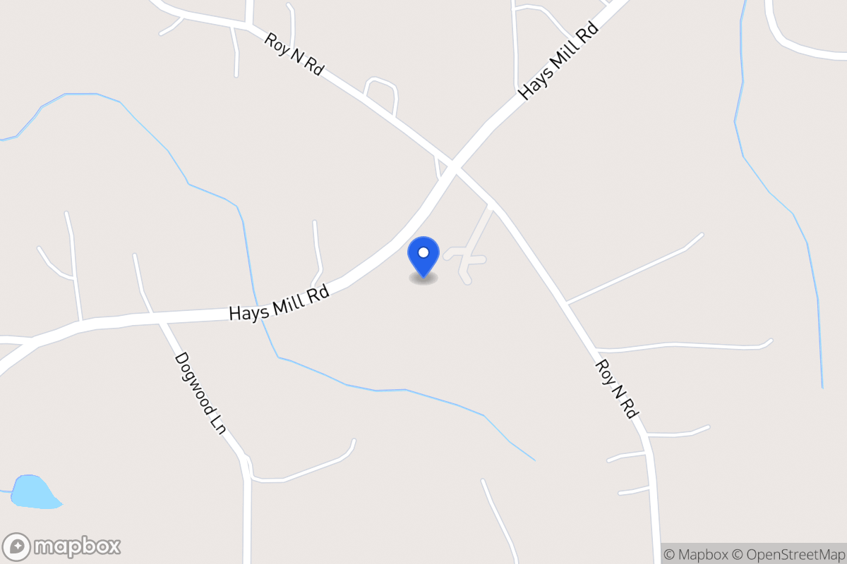 Map of 2056 Hays Mill Rd