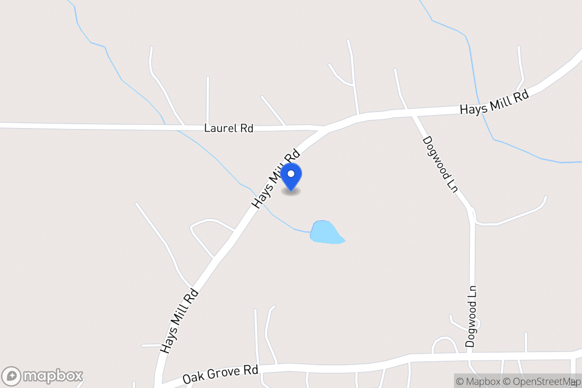Map of 2278 Hays Mill Rd