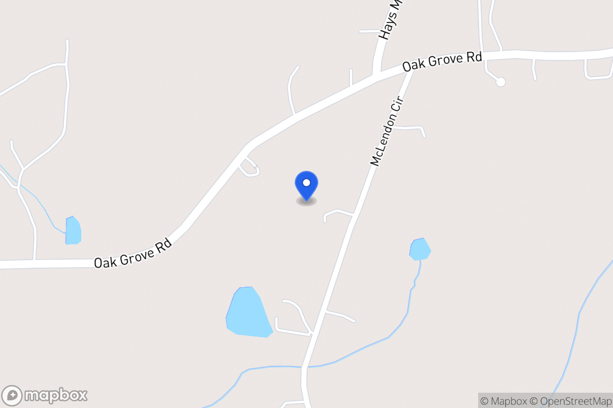 Map of 1130 Oak Grove Rd